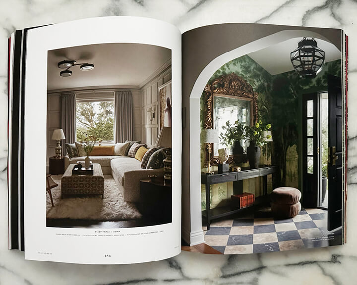 A collection of the best new interior design books for 2025, including titles by Gracie, Marks, Dunham, and Shamshiri.