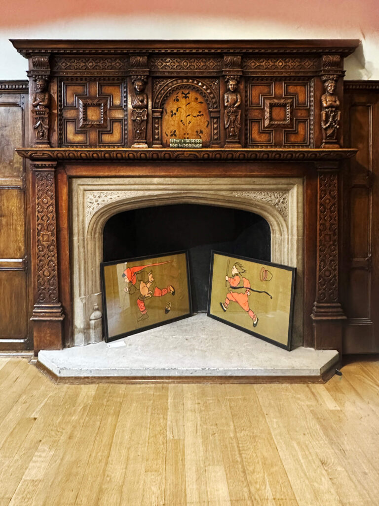 Jacobean Revival carvings and ornate details at Liberty London showcase craftsmanship rooted in historic English design.