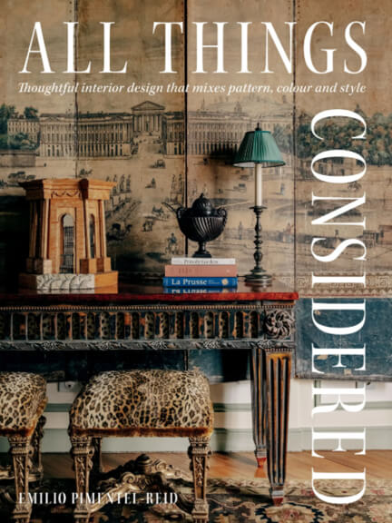 British textile house interiors featured in the book All Things Considered inside a Chelsea London home.