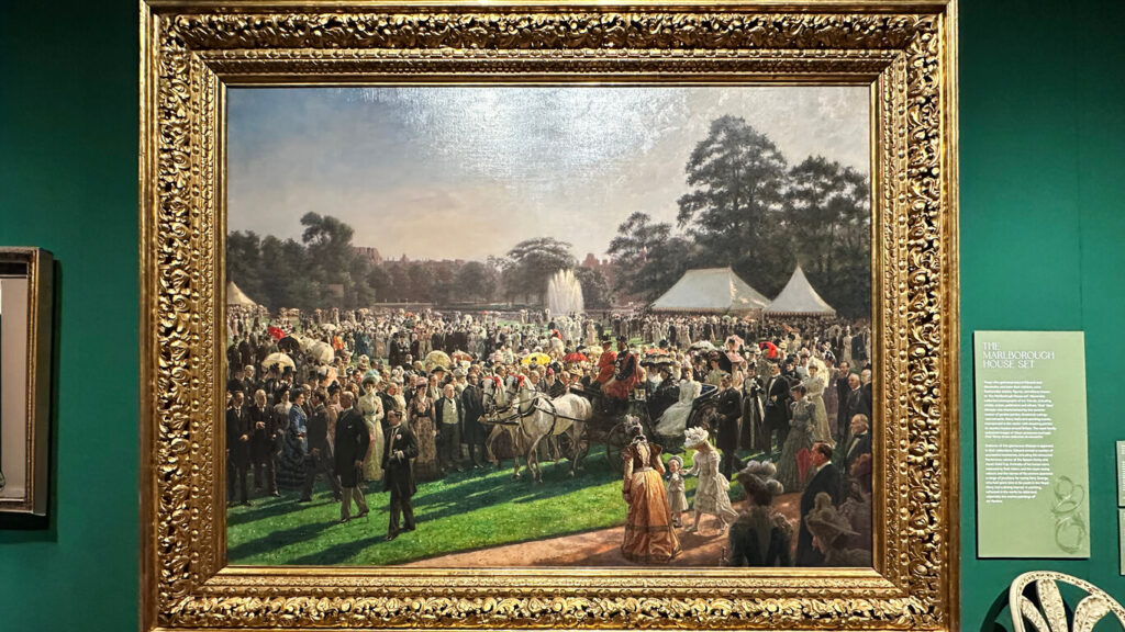 Edwardian Art Buckingham Palace painting by Laurits Tuxen displayed in the Edwardian Age gallery at the King’s Gallery.