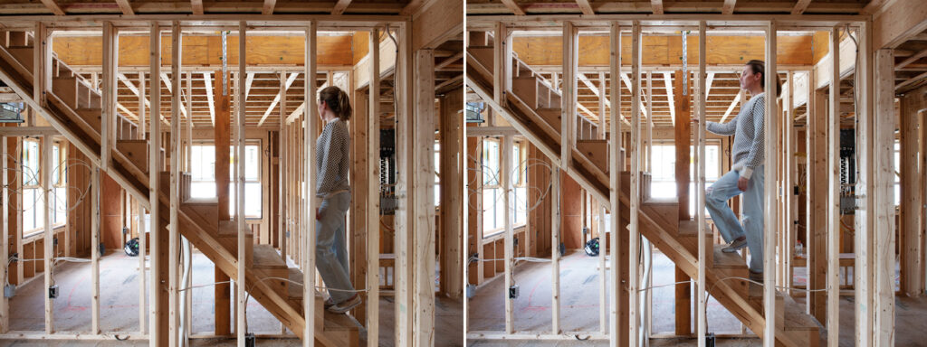 How to hire a builder: Sarah Scales visits a new beach house build on site, guiding a home renovation project on the Massachusetts coast